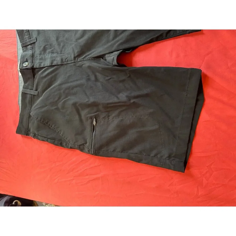 Weatherproof Vintage Men's Trail Shorts Size 34 Black Hybrid Tech Cargo 1651397